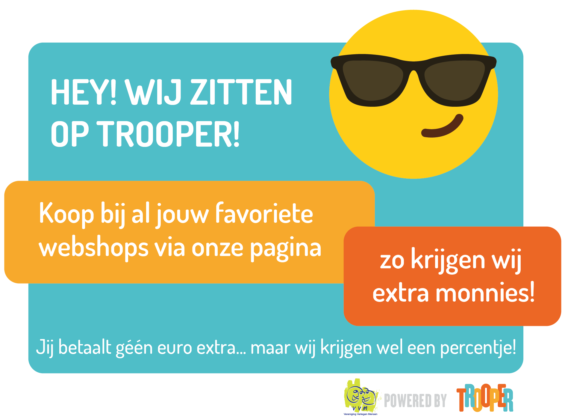 Trooper Banner Vereniging voor Verlegen Mensen Trooper Banner Vereniging voor Verlegen Mensen